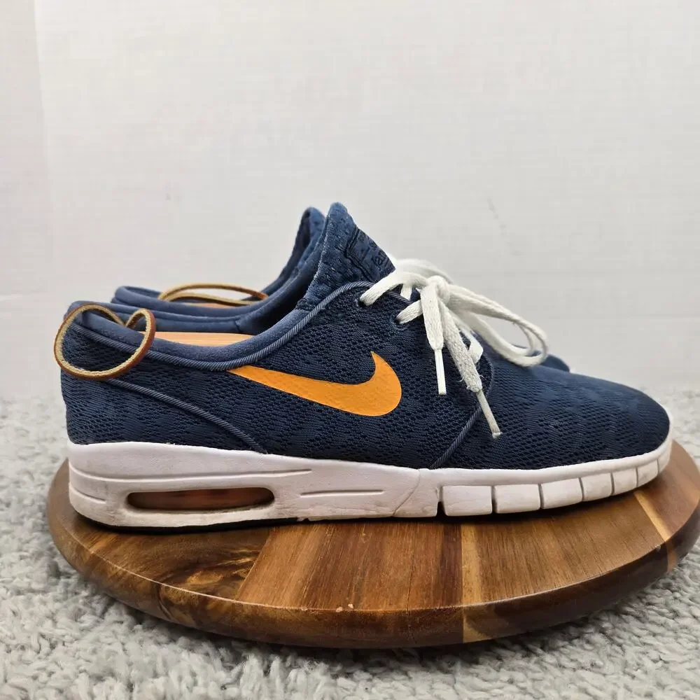 Nike SB Mens 9 Stefan Janoski Max New Slate Mango Athletic Sneaker 631303-418